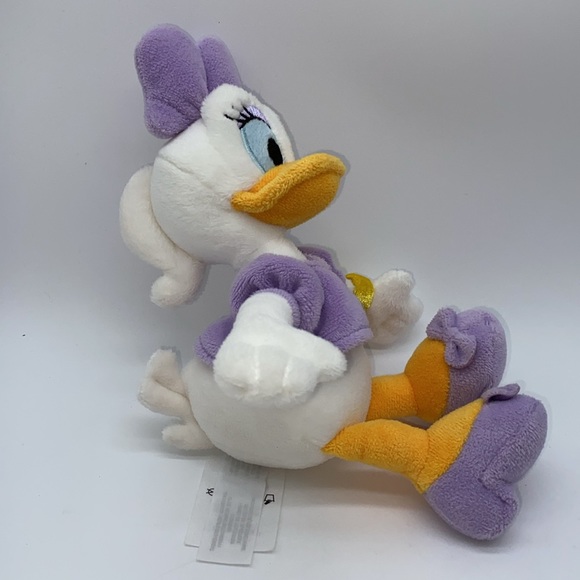 Disney Store Mickey Mouse & Friends Daisy Duck Plush Stuffed Animal 9” Purple - Picture 8 of 9